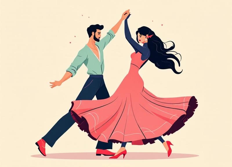 Cuddle Turn Exit — bachata dance card on Radadance